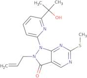 2-Allyl-1-(6-(2-hydroxypropan-2-yl)pyridin-2-yl)-6-(methylthio)-1H-pyrazolo[3,4-d]pyrimidin-3(2H...