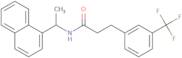 N-[(1S)-1-(1-Naphthalenyl)ethyl]-3-(trifluoromethyl)benzenepropanamide