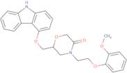 6-(9H-Carbazol-4-yloxymethyl)-4-[2-(2-methoxyphenoxy)ethyl]morpholin-3-one