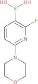 [2-Fluoro-6-(morpholin-4-yl)pyridin-3-yl]boronic acid