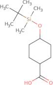 4-(Dimethyl-tert-butyl-silyl)oxycyclohexane-1-carboxylic acid