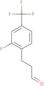 3-[2-Fluoro-4-(trifluoromethyl)phenyl]propanal