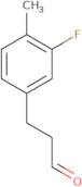 3-(3-Fluoro-4-methylphenyl)propanal