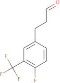 3-[4-Fluoro-3-(trifluoromethyl)phenyl]propanal