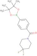 (4,4-Difluoropiperidin-1-yl)(4-(4,4,5,5-tetramethyl-1,3,2-dioxaborolan-2-yl)phenyl)methanone