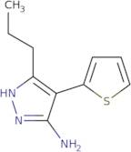 3-Propyl-4-(thiophen-2-yl)-1H-pyrazol-5-amine