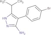 4-(4-Bromophenyl)-5-propan-2-yl-1H-pyrazol-3-amine