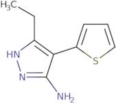 3-Ethyl-4-(thiophen-2-yl)-1H-pyrazol-5-amine