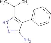 4-Phenyl-3-(propan-2-yl)-1H-pyrazol-5-amine