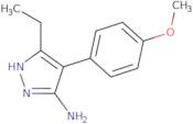 5-Ethyl-4-(4-methoxy-phenyl)-2H-pyrazol-3-ylamine