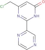 6-(Chloromethyl)-2-(pyrazin-2-yl)pyrimidin-4-ol