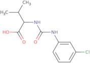 2-{[(3-Chlorophenyl)carbamoyl]amino}-3-methylbutanoic acid