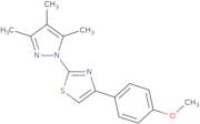 Methyl 4-[2-(3,4,5-trimethyl-1H-pyrazol-1-yl)-1,3-thiazol-4-yl]phenyl ether