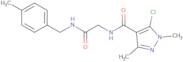 5-Chloro-1,3-dimethyl-N-{2-[(4-methylbenzyl)amino]-2-oxoethyl}-1H-pyrazole-4-carboxamide