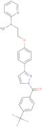 N-Methyl-N-[2-(4-{1-[4-(trifluoromethyl)benzoyl]-1H-pyrazol-3-yl}phenoxy)ethyl]pyridin-2-amine