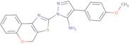 1-(4H-Chromeno[4,3-d][1,3]thiazol-2-yl)-4-(4-methoxyphenyl)-1H-pyrazol-5-ylamine