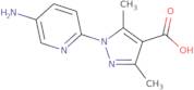 1-(5-Amino-2-pyridinyl)-3,5-dimethyl-1H-pyrazole-4-carboxylic acid