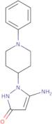 5-Amino-1-(1-phenyl-piperidin-4-yl)-1H-pyrazol-3-ol