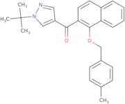 [1-(tert-Butyl)-1H-pyrazol-4-yl]{1-[(4-methylbenzyl)oxy]-2-naphthyl}methanone