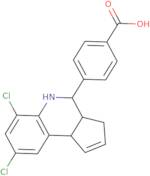 4-[(3aR,4S,9bS)-6,8-Dichloro-3a,4,5,9b-tetrahydro-3H-cyclopenta[C]quinolin-4-yl]benzoic acid