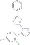 2-[5-(2,4-Dichlorophenyl)-1H-pyrazol-1-yl]-4-phenyl-1,3-thiazole