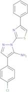 4-(4-Chlorophenyl)-1-(4-phenyl-1,3-thiazol-2-yl)-1H-pyrazol-5-amine