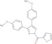 [3,4-Bis(4-methoxyphenyl)-1H-pyrazol-1-yl](2-thienyl)methanone