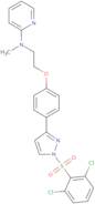 N-[2-(4-{1-[(2,6-Dichlorophenyl)sulfonyl]-1H-pyrazol-3-yl}phenoxy)ethyl]-N-methyl-2-pyridinamine