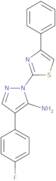 4-(4-Fluorophenyl)-1-(4-phenyl-1,3-thiazol-2-yl)-1H-pyrazol-5-amine