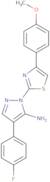 4-(4-Fluorophenyl)-1-[4-(4-methoxyphenyl)-1,3-thiazol-2-yl]-1H-pyrazol-5-amine