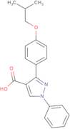 3-[4-(2-Methylpropoxy)phenyl]-1-phenyl-1H-pyrazole-4-carboxylic acid