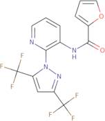 N-{2-[3,5-Bis(trifluoromethyl)-1H-pyrazol-1-yl]-3-pyridinyl}-2-furamide