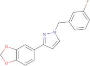 3-(1,3-Benzodioxol-5-yl)-1-(3-fluorobenzyl)-1H-pyrazole