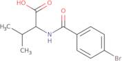 (2S)-2-[(4-Bromophenyl)formamido]-3-methylbutanoic acid