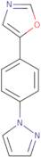 5-[4-(1H-Pyrazol-1-yl)phenyl]-1,3-oxazole