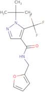 1-(tert-Butyl)-N-(2-furylmethyl)-5-(trifluoromethyl)-1H-pyrazole-4-carboxamide