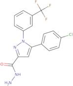 5-(4-Chlorophenyl)-1-[3-(trifluoromethyl)phenyl]-1H-pyrazole-3-carbohydrazide