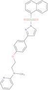 N-Methyl-N-(2-{4-[1-(1-naphthylsulfonyl)-1H-pyrazol-3-yl]phenoxy}ethyl)-2-pyridinamine