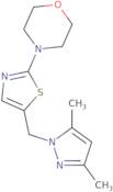 4-{5-[(3,5-Dimethyl-1H-pyrazol-1-yl)methyl]-1,3-thiazol-2-yl}morpholine