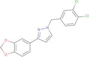 3-(1,3-Benzodioxol-5-yl)-1-(3,4-dichlorobenzyl)-1H-pyrazole