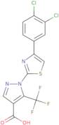 1-[4-(3,4-Dichlorophenyl)-1,3-thiazol-2-yl]-5-(trifluoromethyl)-1H-pyrazole-4-carboxylic acid