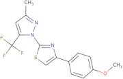 4-(4-Methoxyphenyl)-2-[3-methyl-5-(trifluoromethyl)-1H-pyrazol-1-yl]-1,3-thiazole