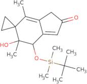 7-tert-Butyldimethylsilyloxy-6,7-dihydro-6-hydroxy-4,6-dimethyl-spiro[cyclopropane-1,5-[5H]inden]-…