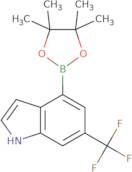 4-(4,4,5,5-Tetramethyl-1,3,2-dioxaborolan-2-yl)-6-(trifluoromethyl)-1H-indole