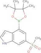 6-Methanesulfonyl-4-(4,4,5,5-tetramethyl-1,3,2-dioxaborolan-2-yl)-1H-indole