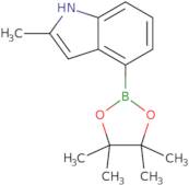 2-methyl-4-(tetramethyl-1,3,2-dioxaborolan-2-yl)-1H-indole