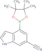 4-(4,4,5,5-Tetramethyl-1,3,2-dioxaborolan-2-yl)-1H-indole-6-carbonitrile