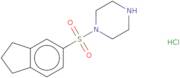 1-(2,3-Dihydro-1H-indene-5-sulfonyl)piperazine hydrochloride