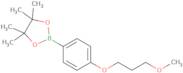 2-[4-(3-Methoxypropoxy)phenyl]-4,4,5,5-tetramethyl-1,3,2-dioxaborolane