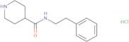 N-(2-Phenylethyl)-4-piperidinecarboxamide hydrochloride